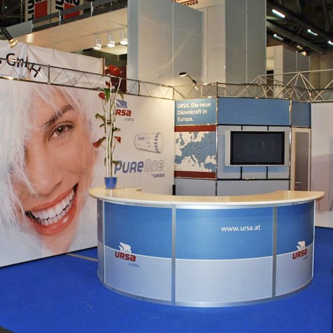 Foto Messestand URSA Dämmstoffe